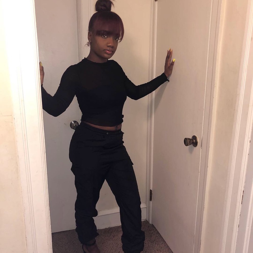 Cute black set shirt and pants